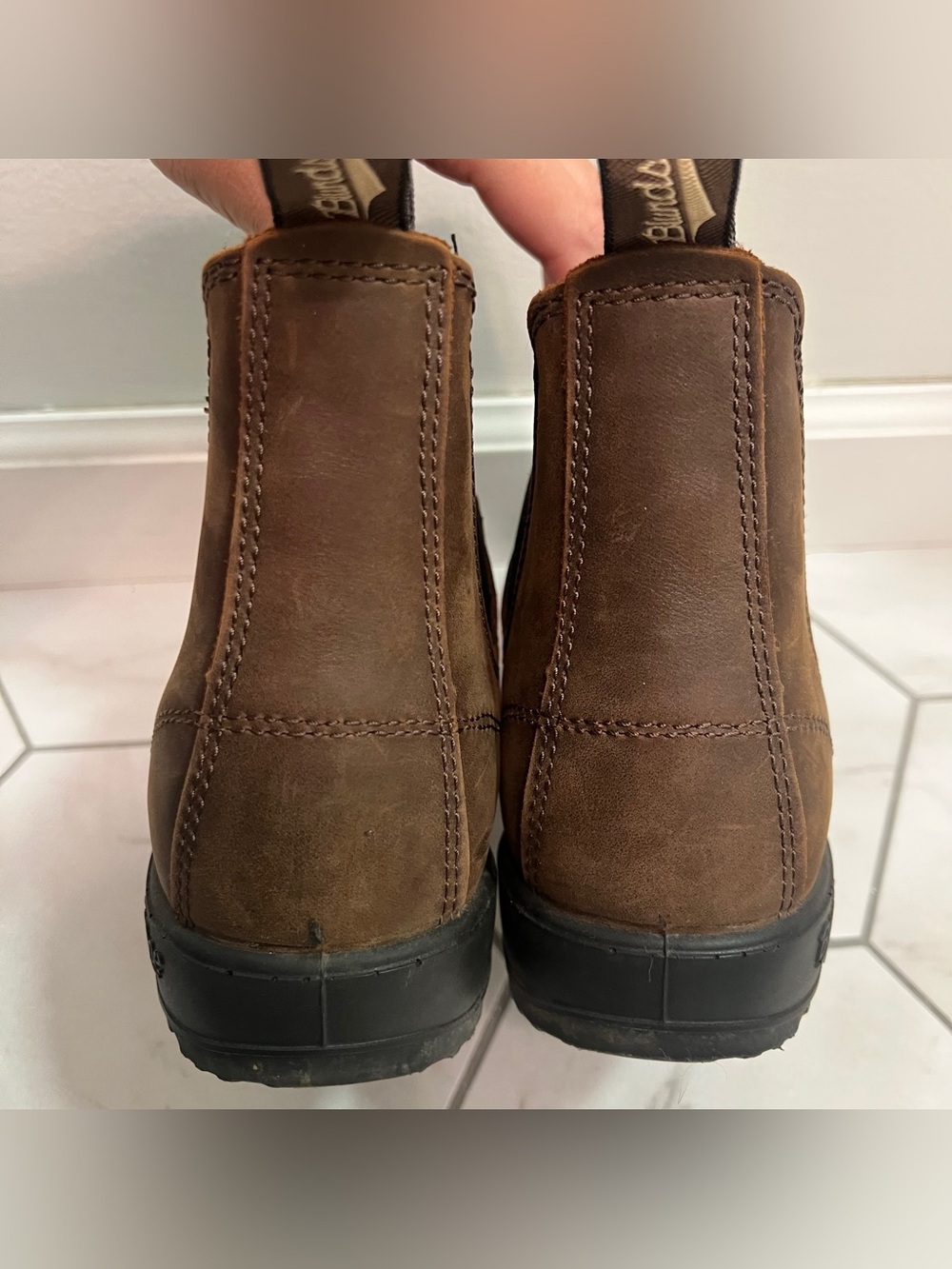 Blundstone 1609 Antique Brown Chelsea Boot Size 9 Women's - Picture 6 of 9